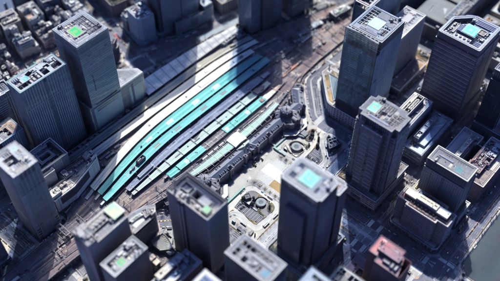 Tokyo City 東京駅周辺【3Dモデル 3DModel】