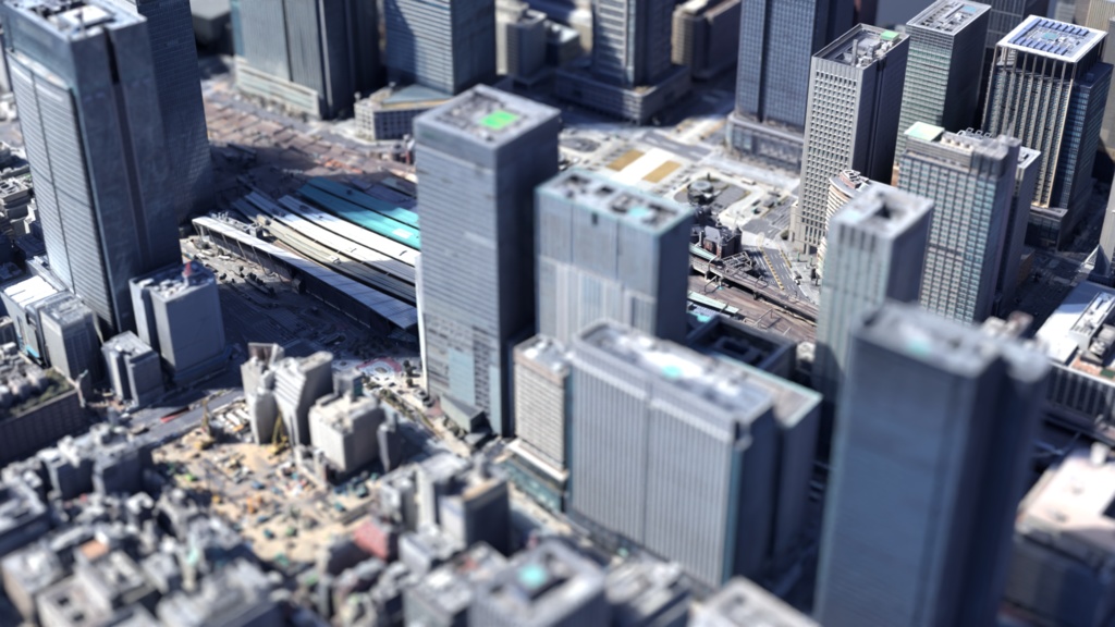Tokyo City 東京駅周辺【3Dモデル 3DModel】