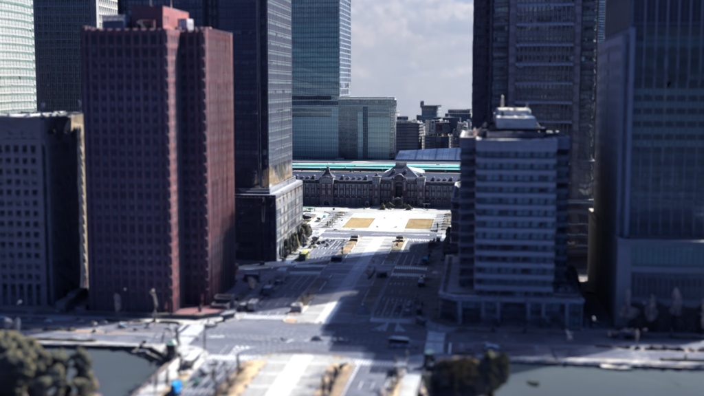 Tokyo City 東京駅周辺【3Dモデル 3DModel】