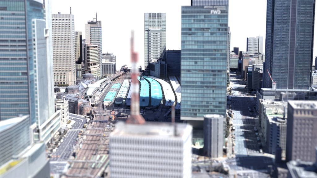 Tokyo City 東京駅周辺【3Dモデル 3DModel】