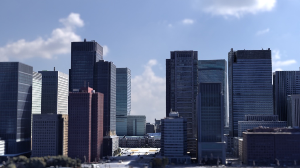 Tokyo City 東京駅周辺【3Dモデル 3DModel】