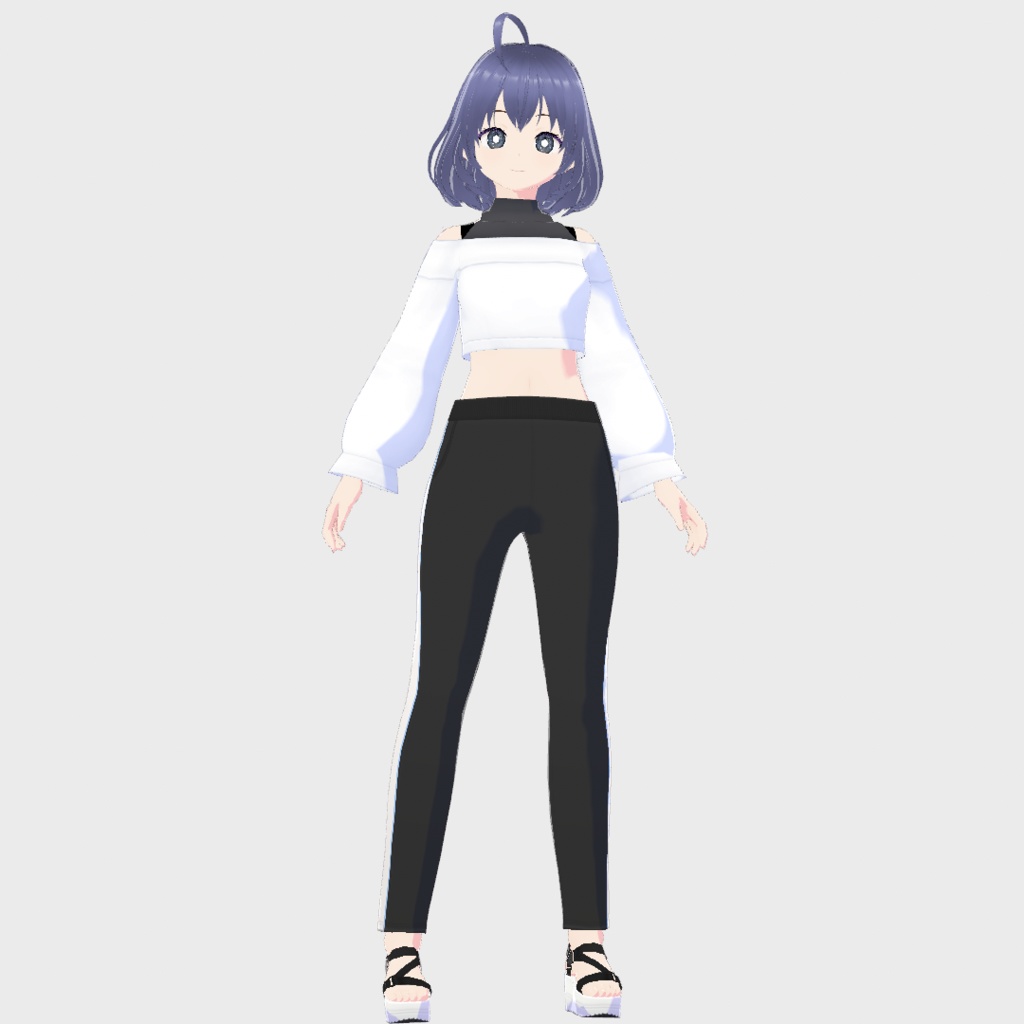 【VRoid】[無料/free]てきとーちゃん - まちだんの素材置場 - 2/3