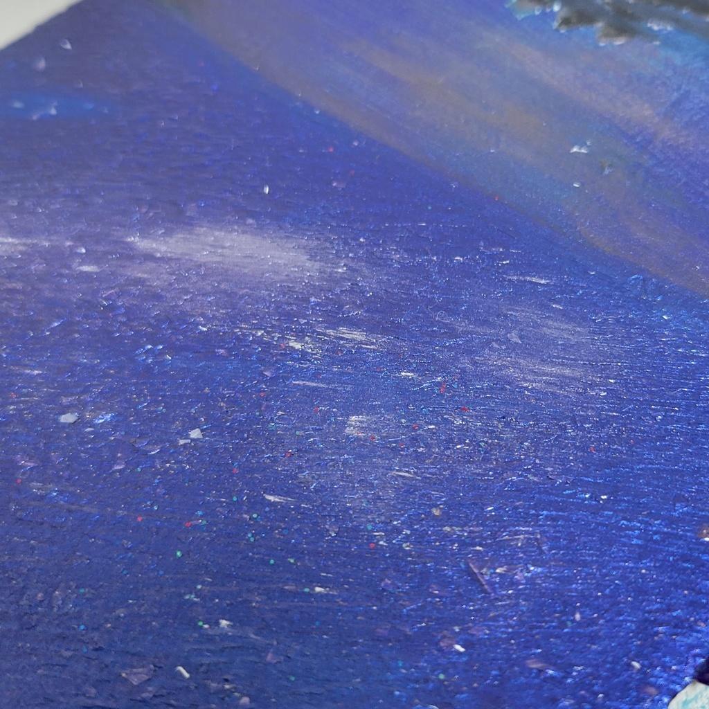 【キャンバス作品】星降る夜の室戸岬