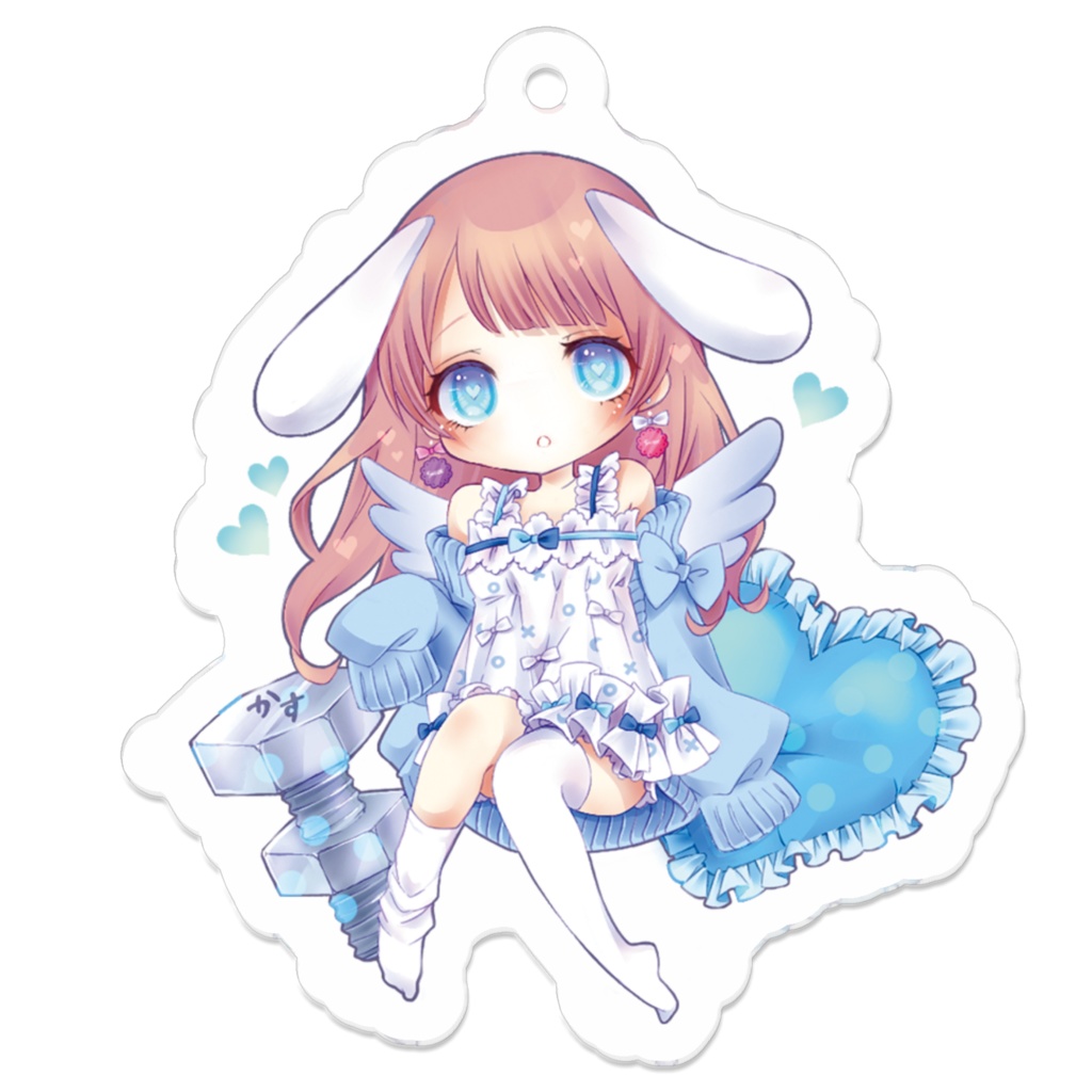 7000フォロワー記念かすアクキー50×50