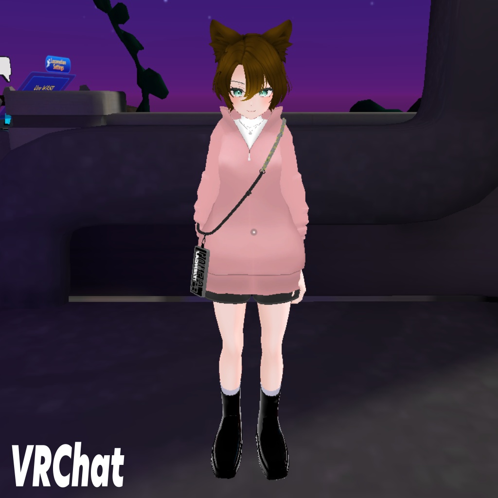Half Zip_styling / VRchatアバター用ウェア(.stアバター/一色晴対応)