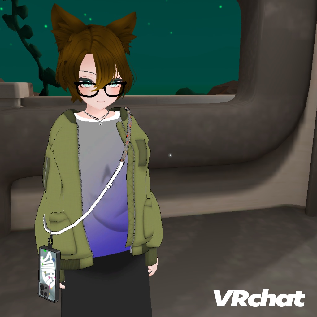 MA-1_styling / VRchatアバター用ウェア(.stアバター/一色晴.桝花蒼対応)