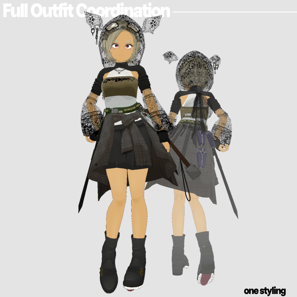 オリジナル3Dモデル「MOMO」