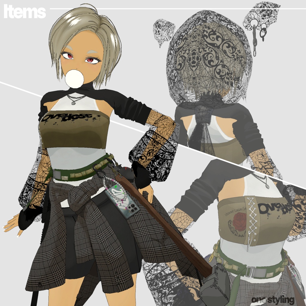 オリジナル3Dモデル「MOMO」