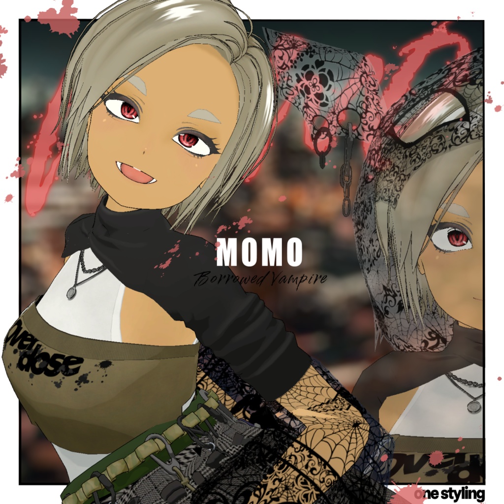 オリジナル3Dモデル「MOMO」