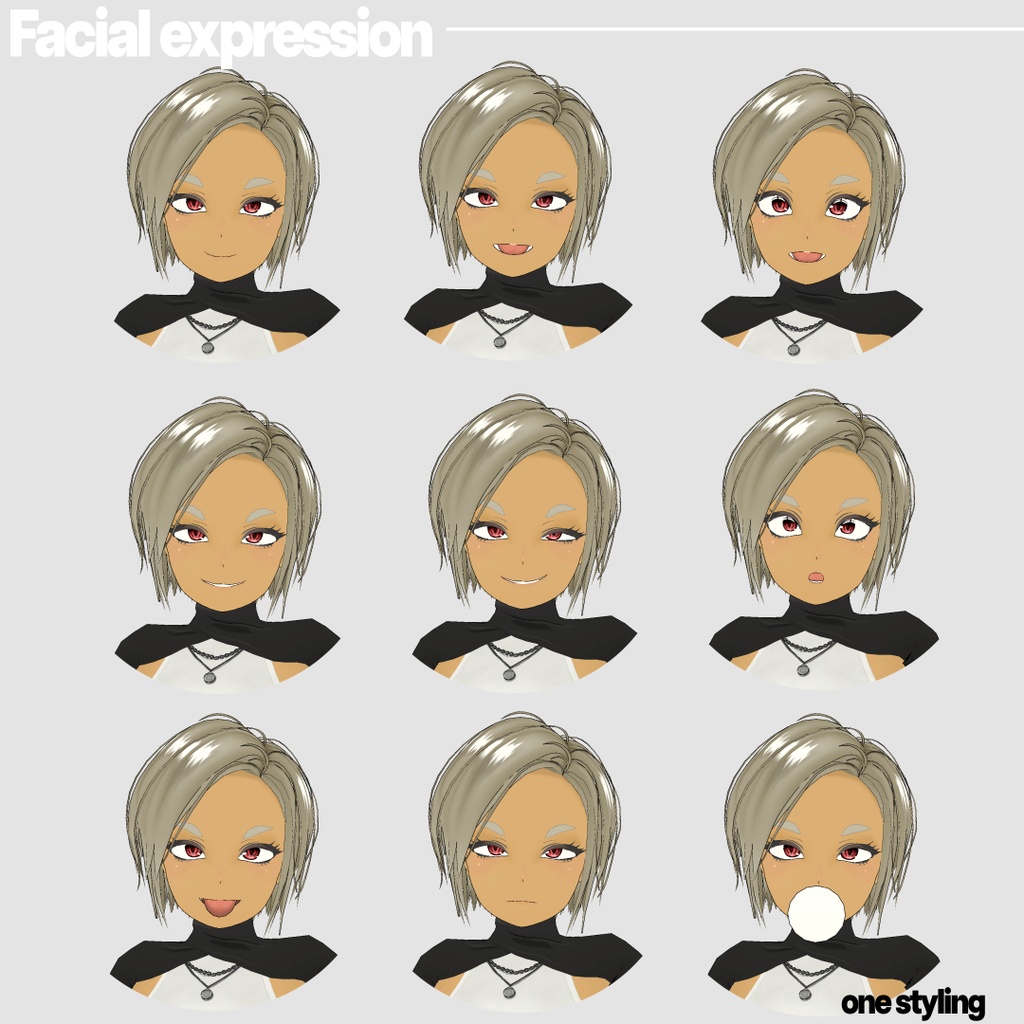 オリジナル3Dモデル「MOMO」