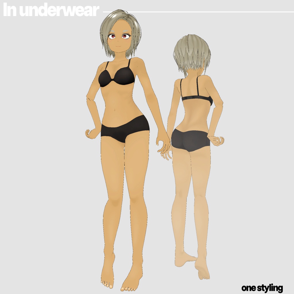 オリジナル3Dモデル「MOMO」