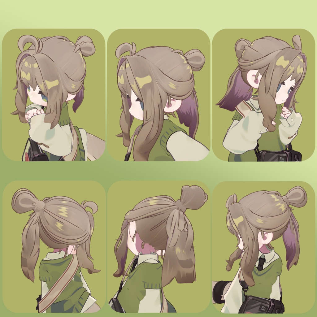 【Kipfel専用】ざっくりおだんごポニーテール