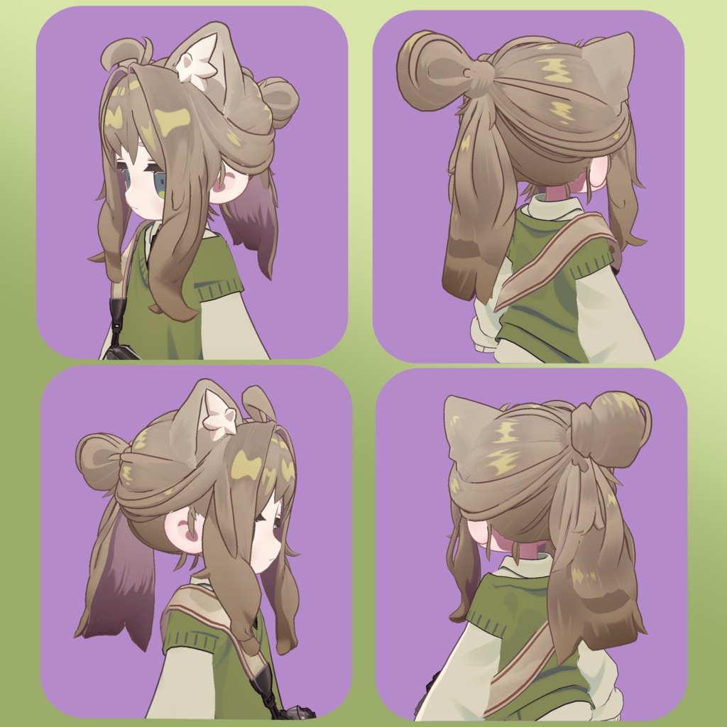 【Kipfel専用】ざっくりおだんごポニーテール