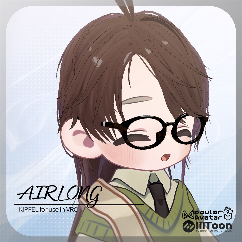 AIR LONG Hair【6Avatar対応】
