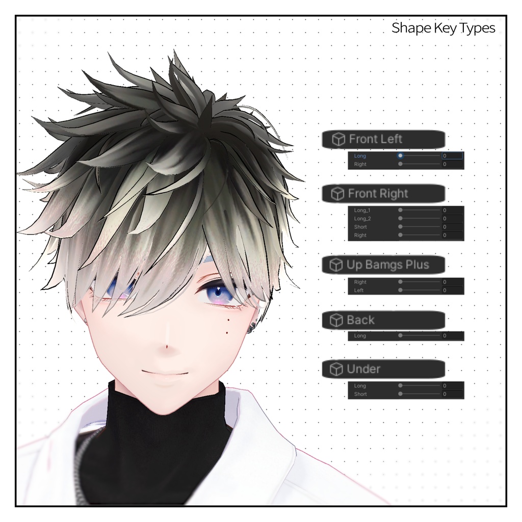 Edge Medium Short Hair_Men’s