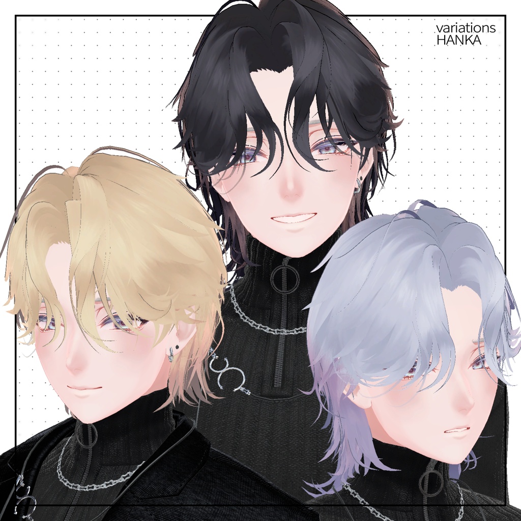 Mist Wave Hair_Men’s【狛乃 / 斑霞 / Alué / 彼方】対応
