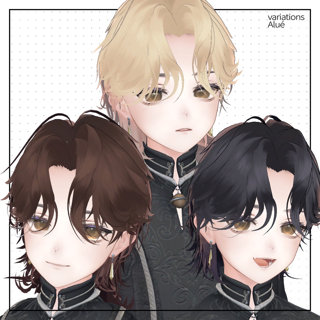 Mist Wave Hair_Men’s【狛乃 / 斑霞 / Alué / 彼方】対応