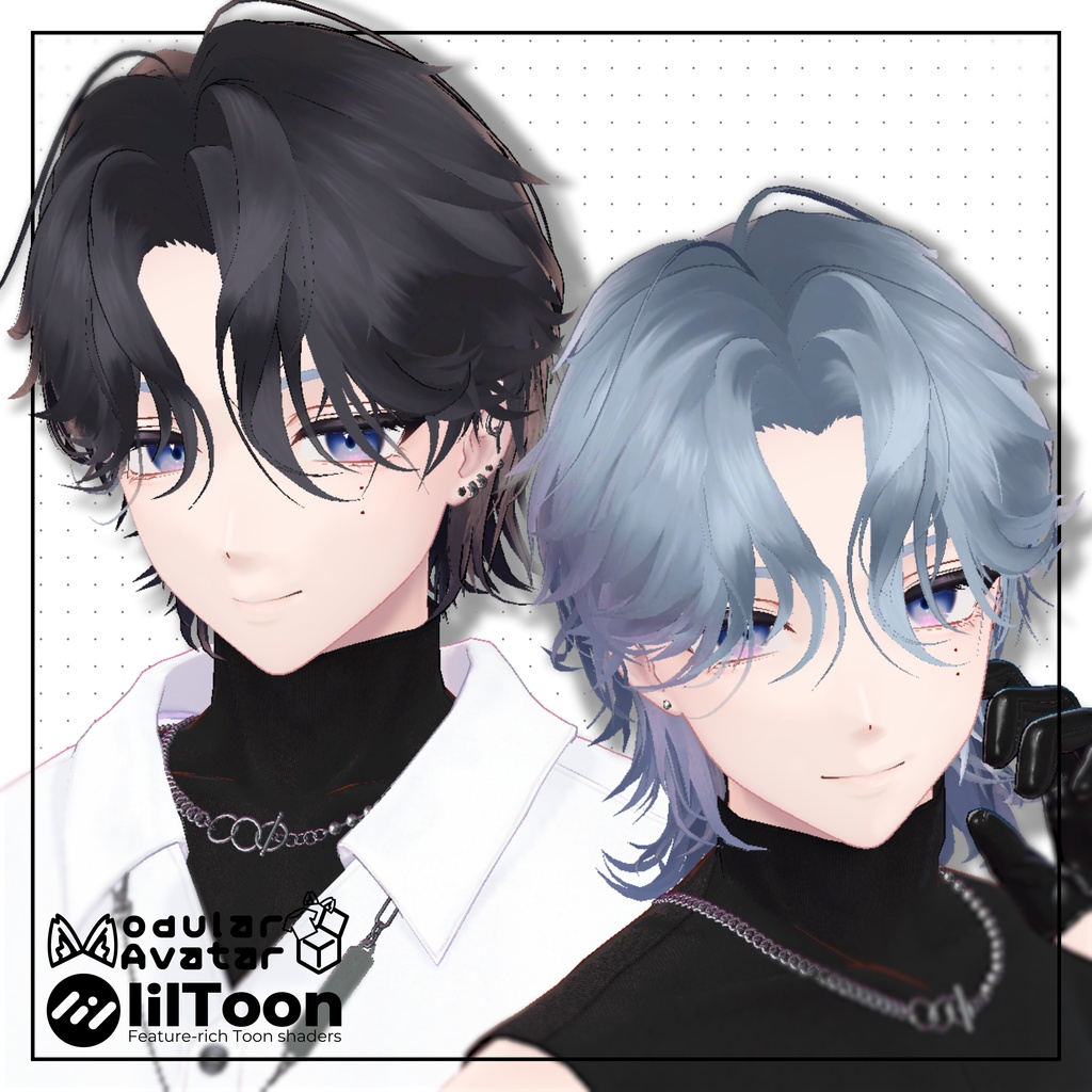 Mist Wave Hair_Men’s【狛乃】対応