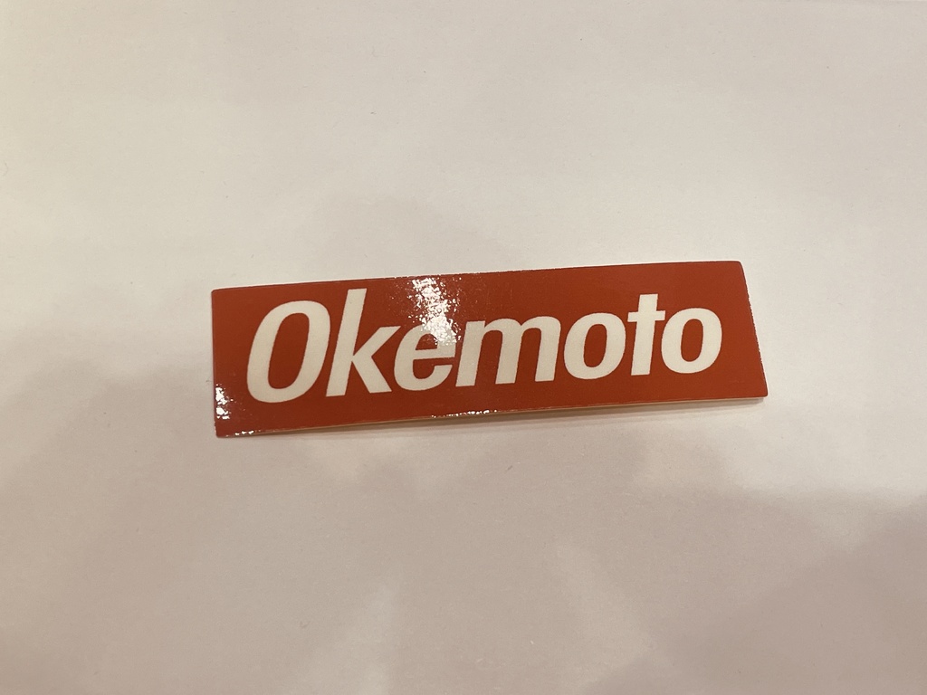 Okemoto(オケモト)シュプ風ステッカー