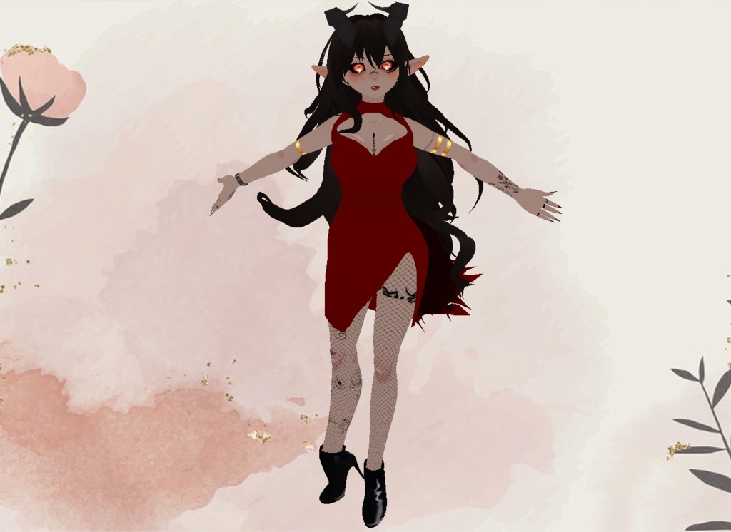 Cute Open Chested Dress! (Model not included)