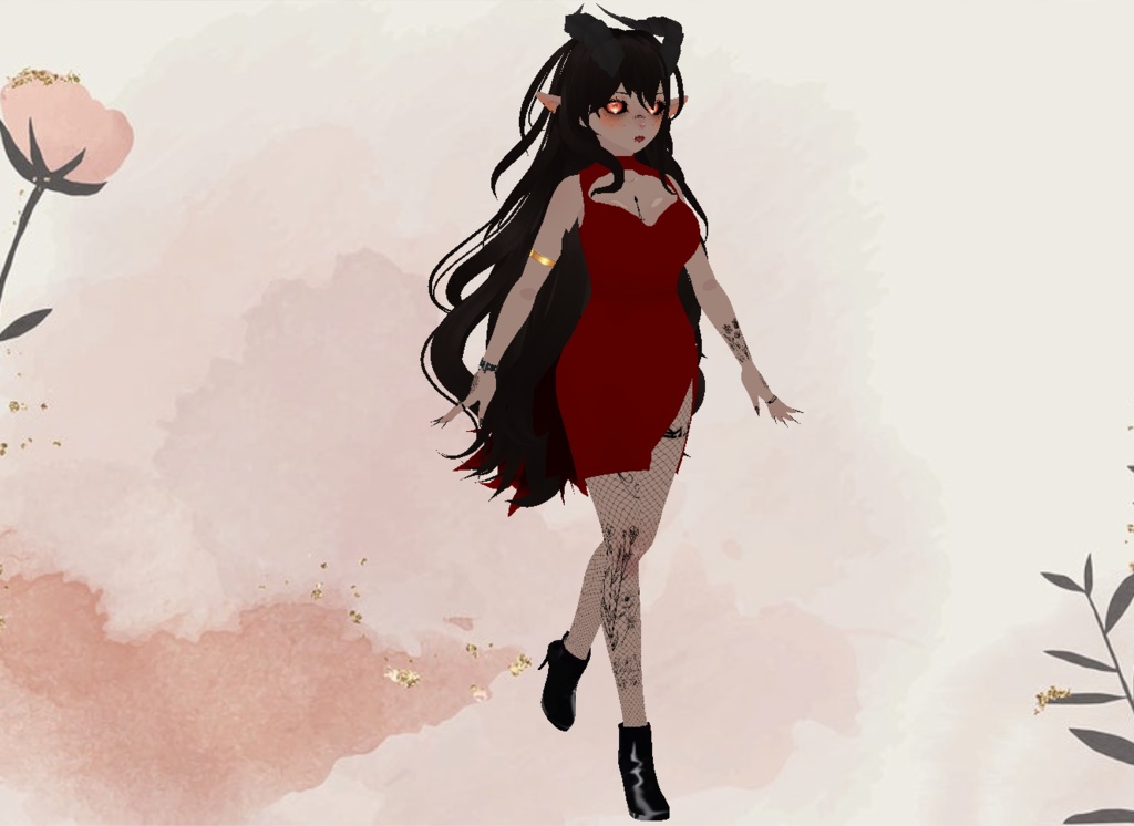 Cute Open Chested Dress! (Model not included)