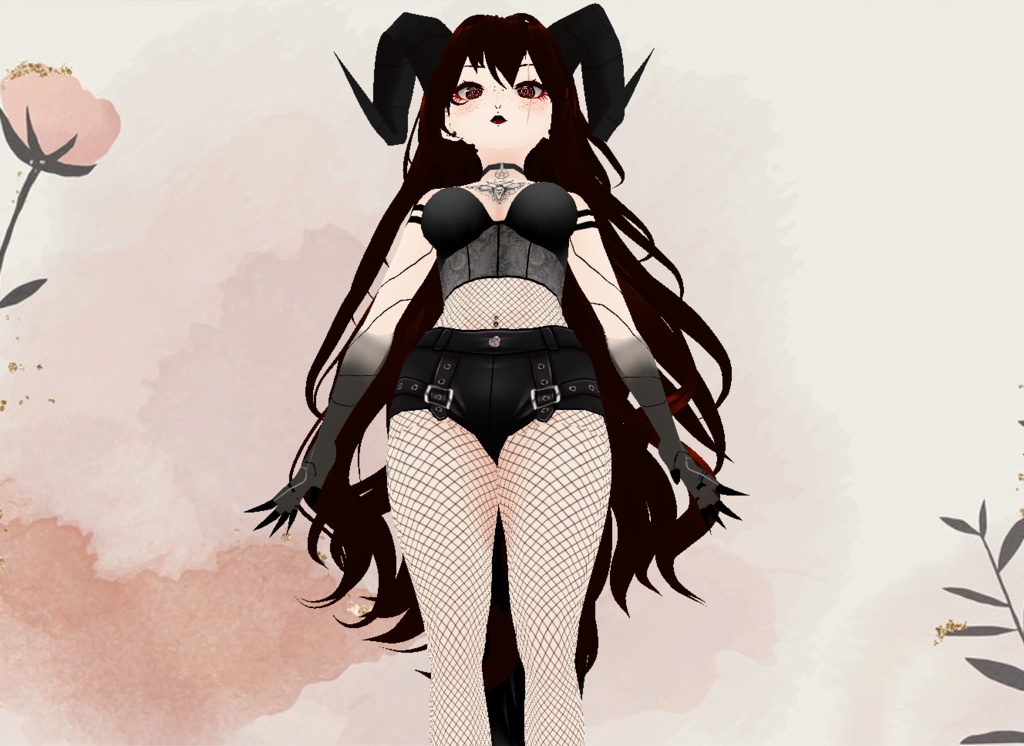 Arm texture and Black Finger Tips (Model not Included)