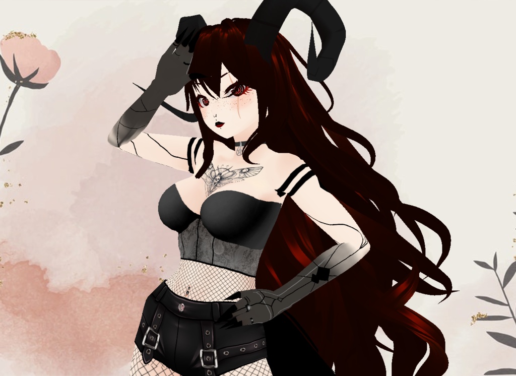 Arm texture and Black Finger Tips (Model not Included)