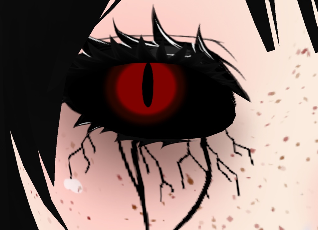 Eye cracks/Drips! (Model Not Included)