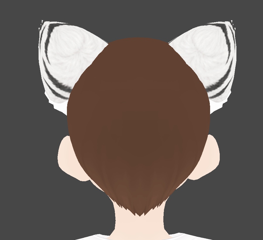 White Bangle Tiger Ears and Tail Set!