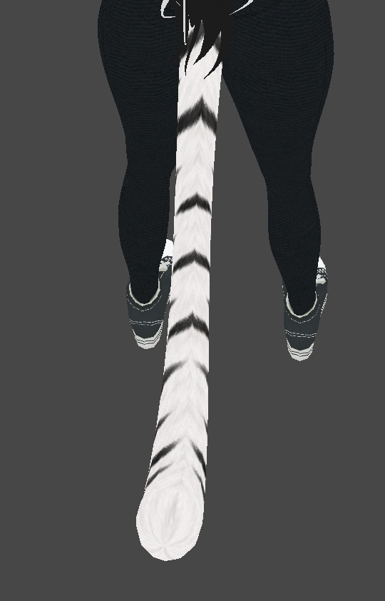 White Bangle Tiger Ears and Tail Set!