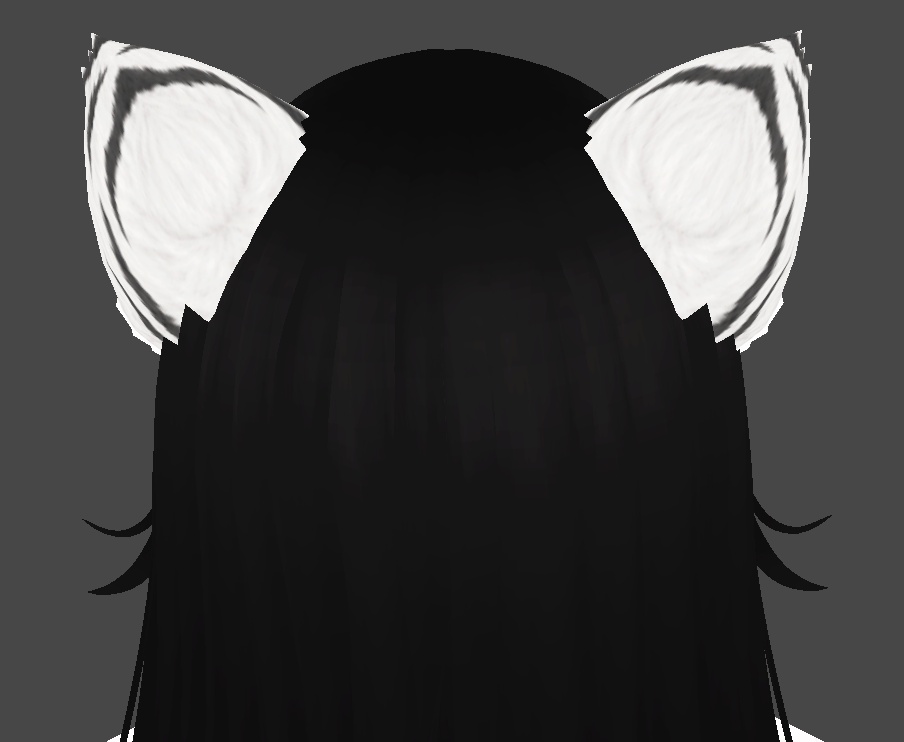 White Bangle Tiger Ears and Tail Set!