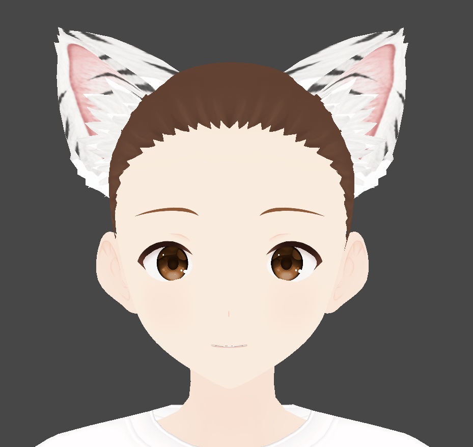 White Bangle Tiger Ears and Tail Set!