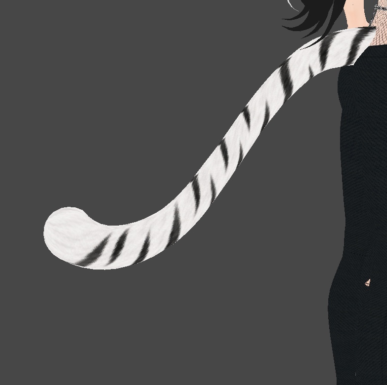 White Bangle Tiger Ears and Tail Set!