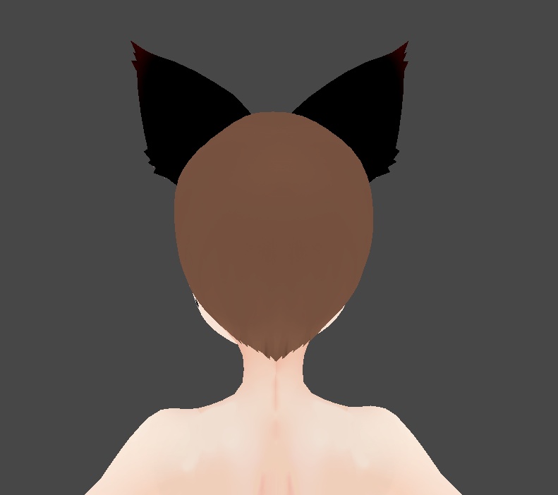 Black and Red Cat Ears and Tail Set!