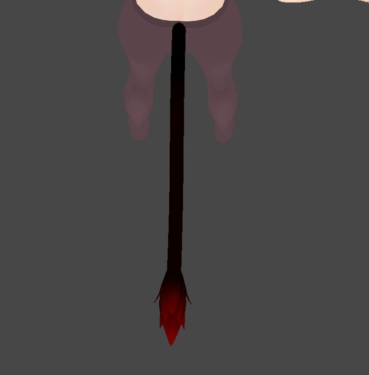 Black and Red Cat Ears and Tail Set!