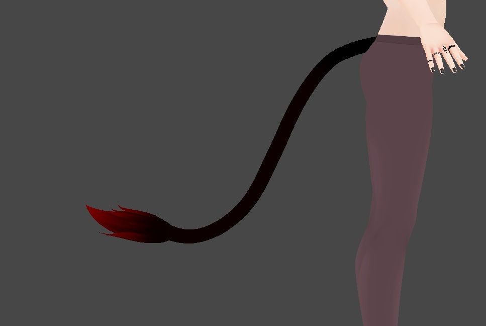 Black and Red Cat Ears and Tail Set!