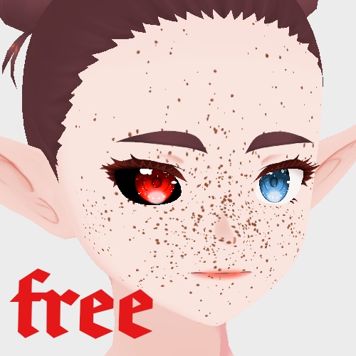 [FREE] Real Freckles 【無料】リアルそばかす 