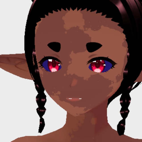 VRoid Vitiligo FULL BODY + FACE Markings Tattoo Skin | 白斑全身 + 顔のマーキング タトゥー スキン