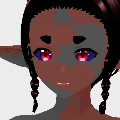 VRoid Vitiligo FULL BODY + FACE Markings Tattoo Skin | 白斑全身 + 顔のマーキング タトゥー スキン