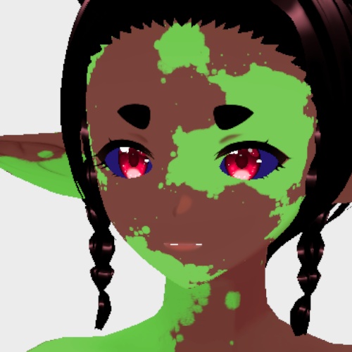 VRoid Vitiligo FULL BODY + FACE Markings Tattoo Skin | 白斑全身 + 顔のマーキング タトゥー スキン