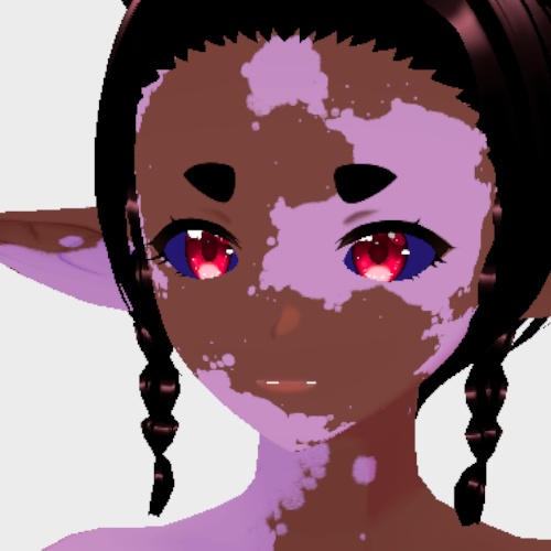 VRoid Vitiligo FULL BODY + FACE Markings Tattoo Skin | 白斑全身 + 顔のマーキング タトゥー スキン