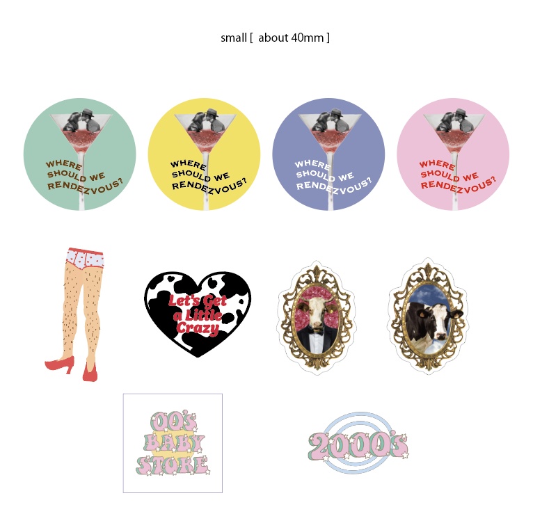 hologram sticker set 【 renao 】