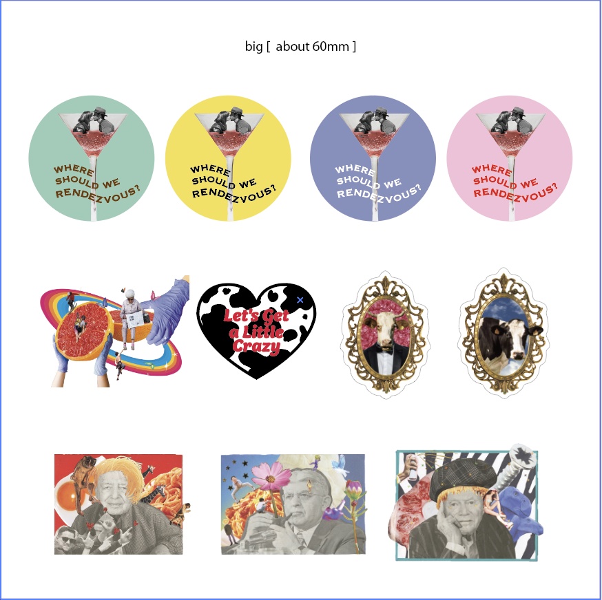 hologram sticker set 【 renao 】