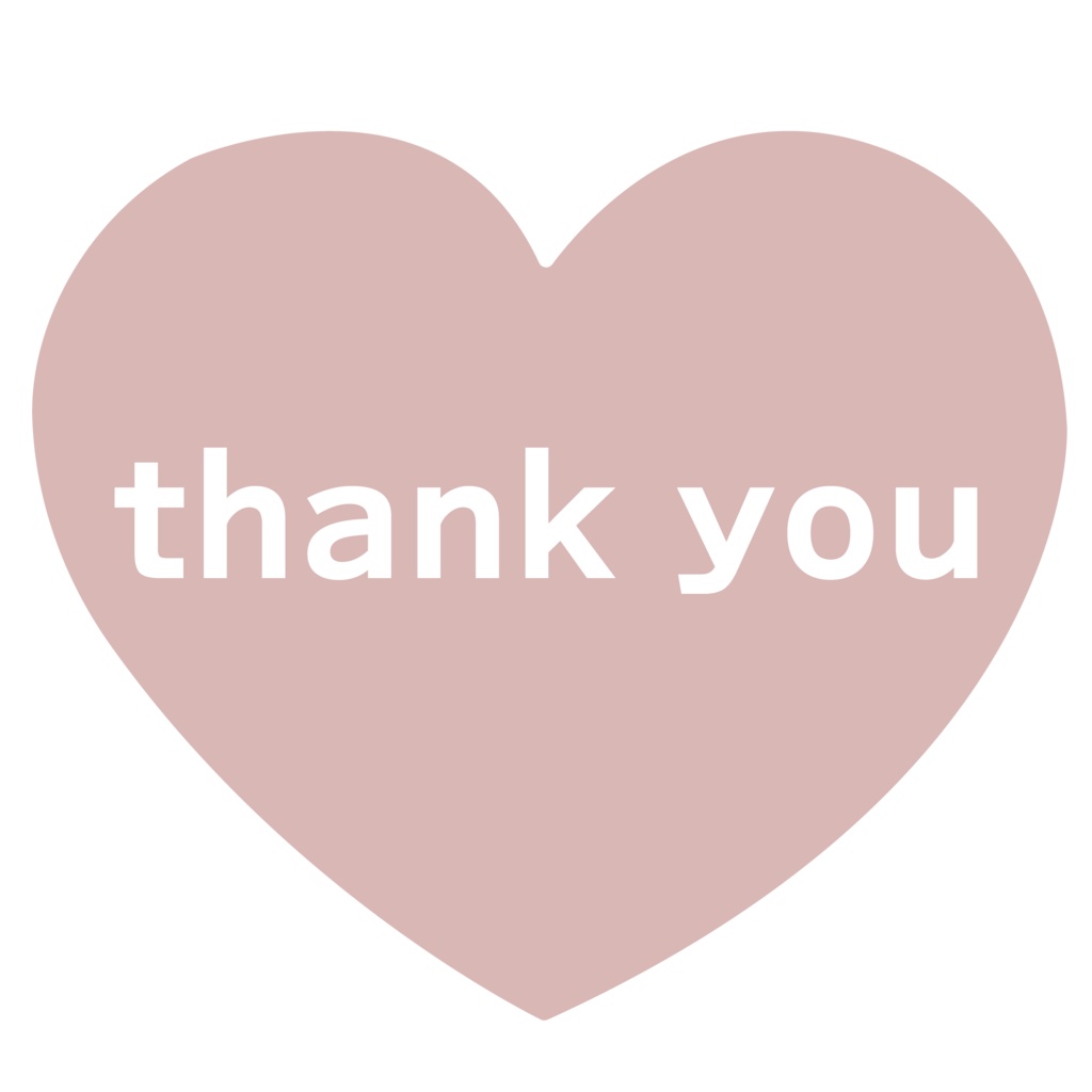 Kusumi Heart 6color Set|くすみハート6色セット