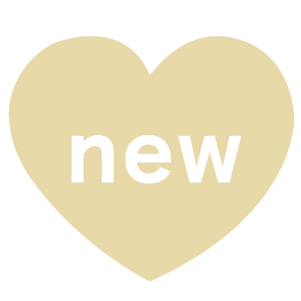 くすみハート new|4color Set