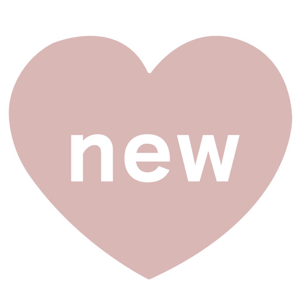 くすみハート new|4color Set