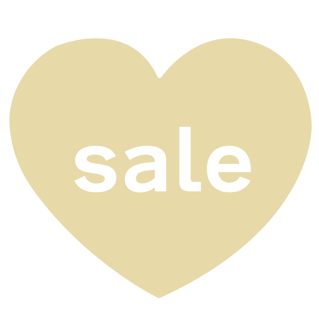 くすみハート sale|4color Set