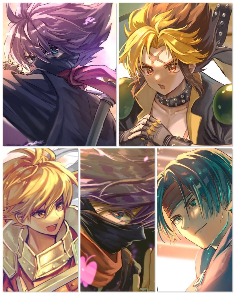 ライブアライブイラスト再録本 Re: