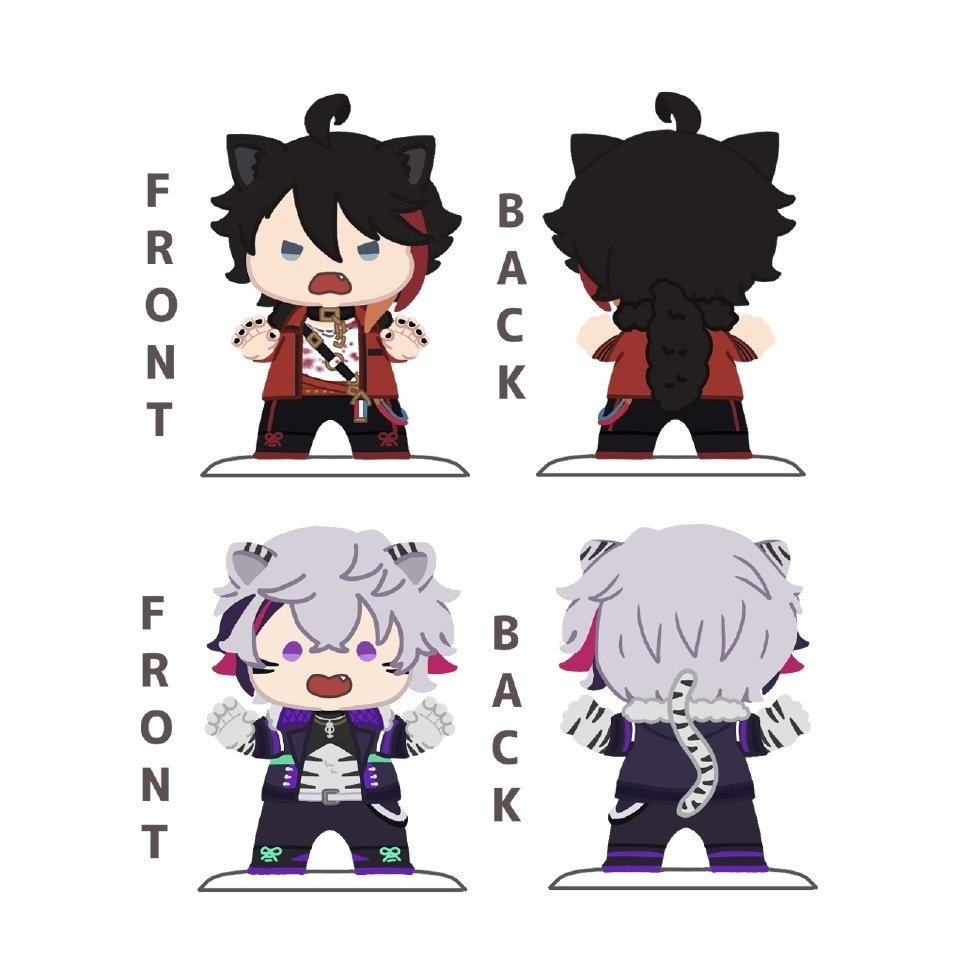 【非公式】ふわぐさケモアクリルスタンド