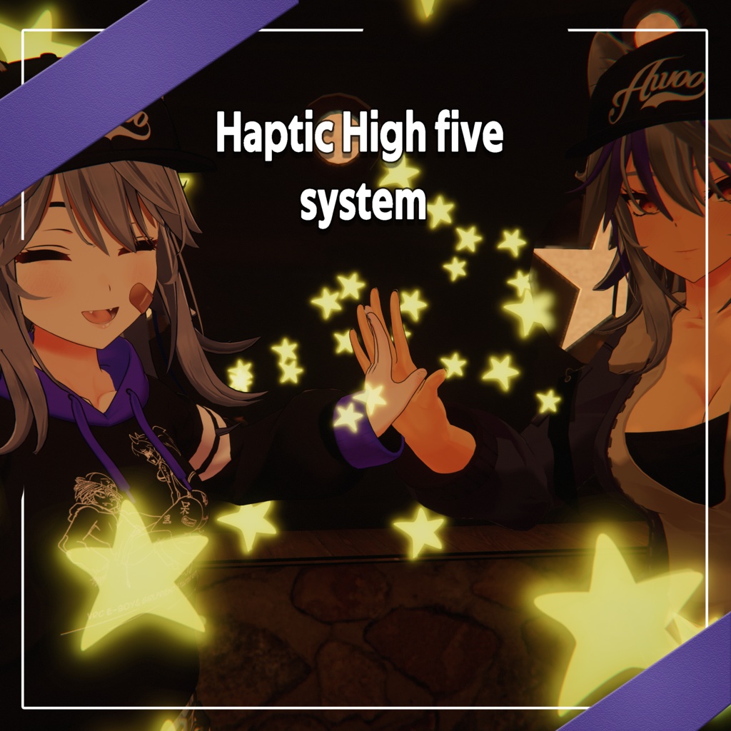 [VRChat] Haptic high five system